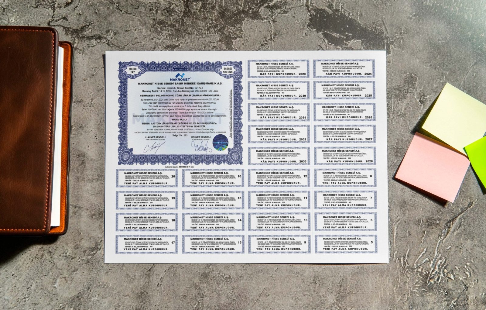 Hisse Senedi Basımı Nasıl Yapılır