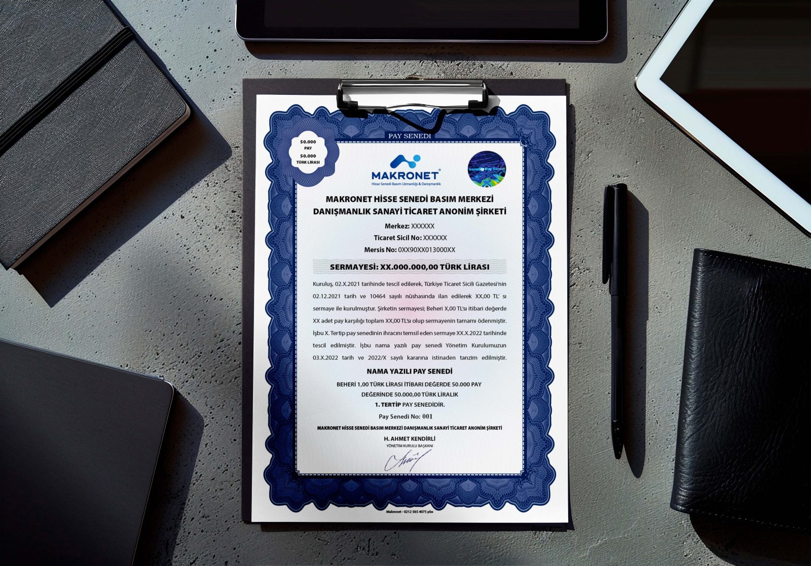 Hamiline Yazılı Hisse Senedi MKK Bildirimi Nasıl Yapılır