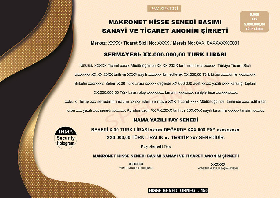 Şirket payını geçici ilmühaberle devredip risk almayın